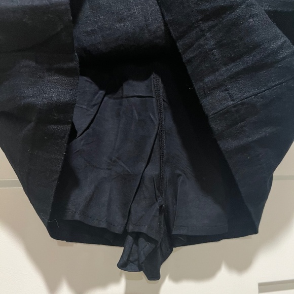 Abercrombie Black Linen Skort - Size Medium - NWOT - Picture 4 of 7